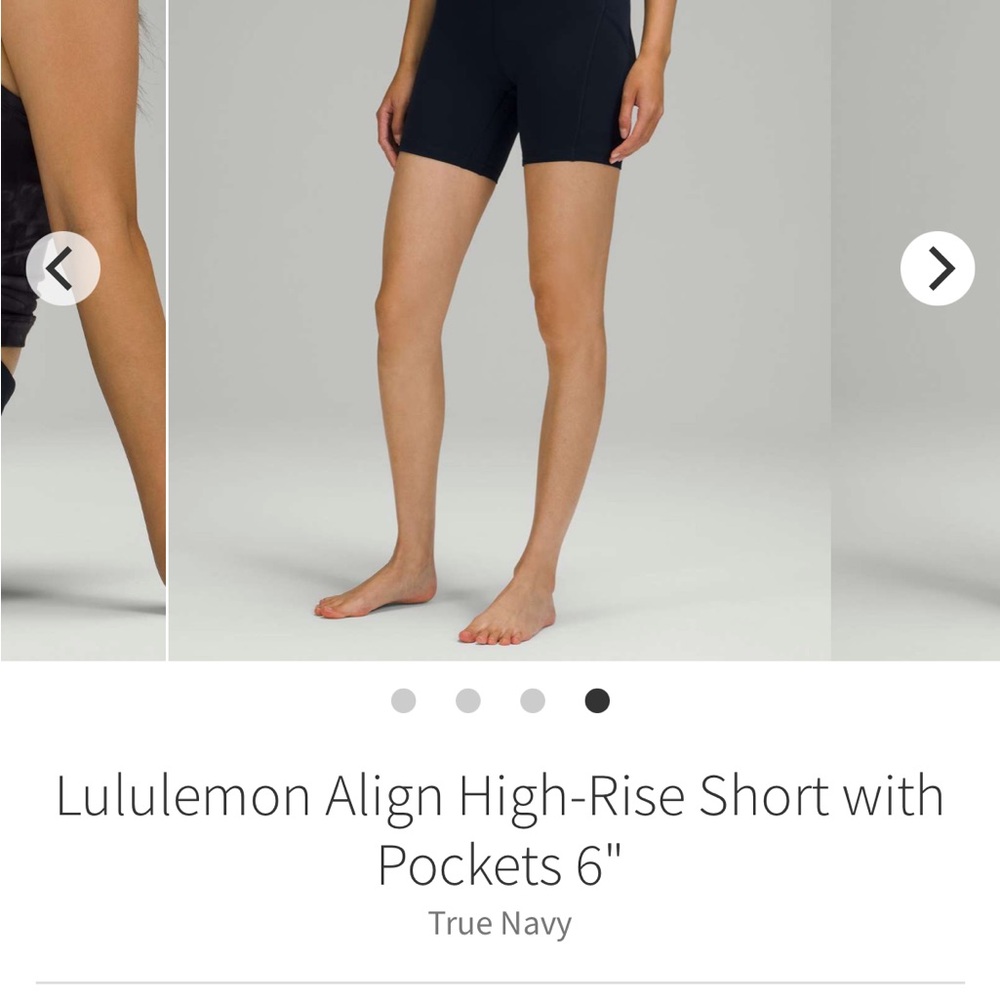 lululemon align Shorts with pockets 6”